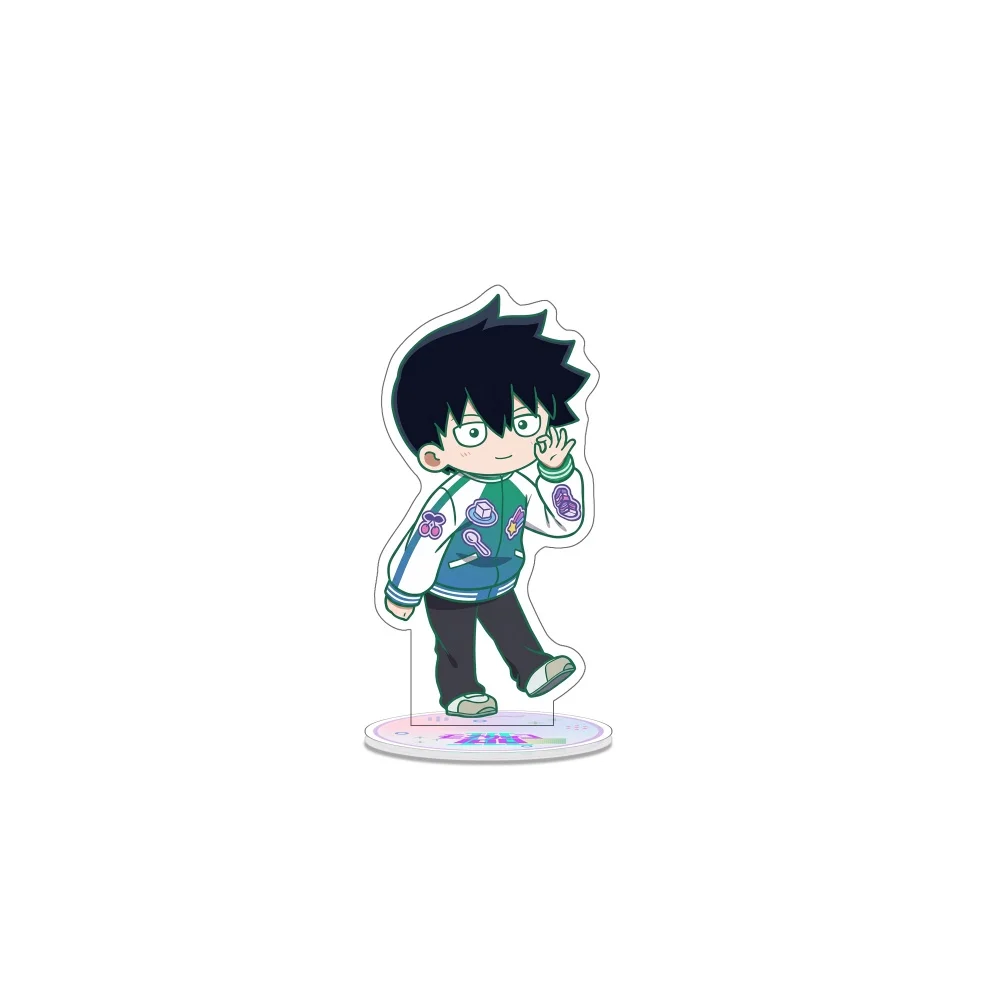 Mob Psycho 100 Acrylic Keychain Stand Shigeo Kageyama Arataka Reigen Dimple Q Version Cute 2026 New Custom Pattern