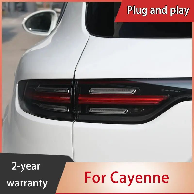 Car Lights For Porsche Cayenne Taillight 2022 Cayenne LED Tail Lights DRL Turn Signal Lamp Brake Reverse Auto Accessorie