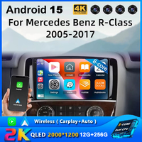 Android 15 Car Radio For Mercedes Benz R Class W251 R280 R300 R320 R350 R63 2005-2017 Lettore Video Multimediale Auto CanPlay 4G
