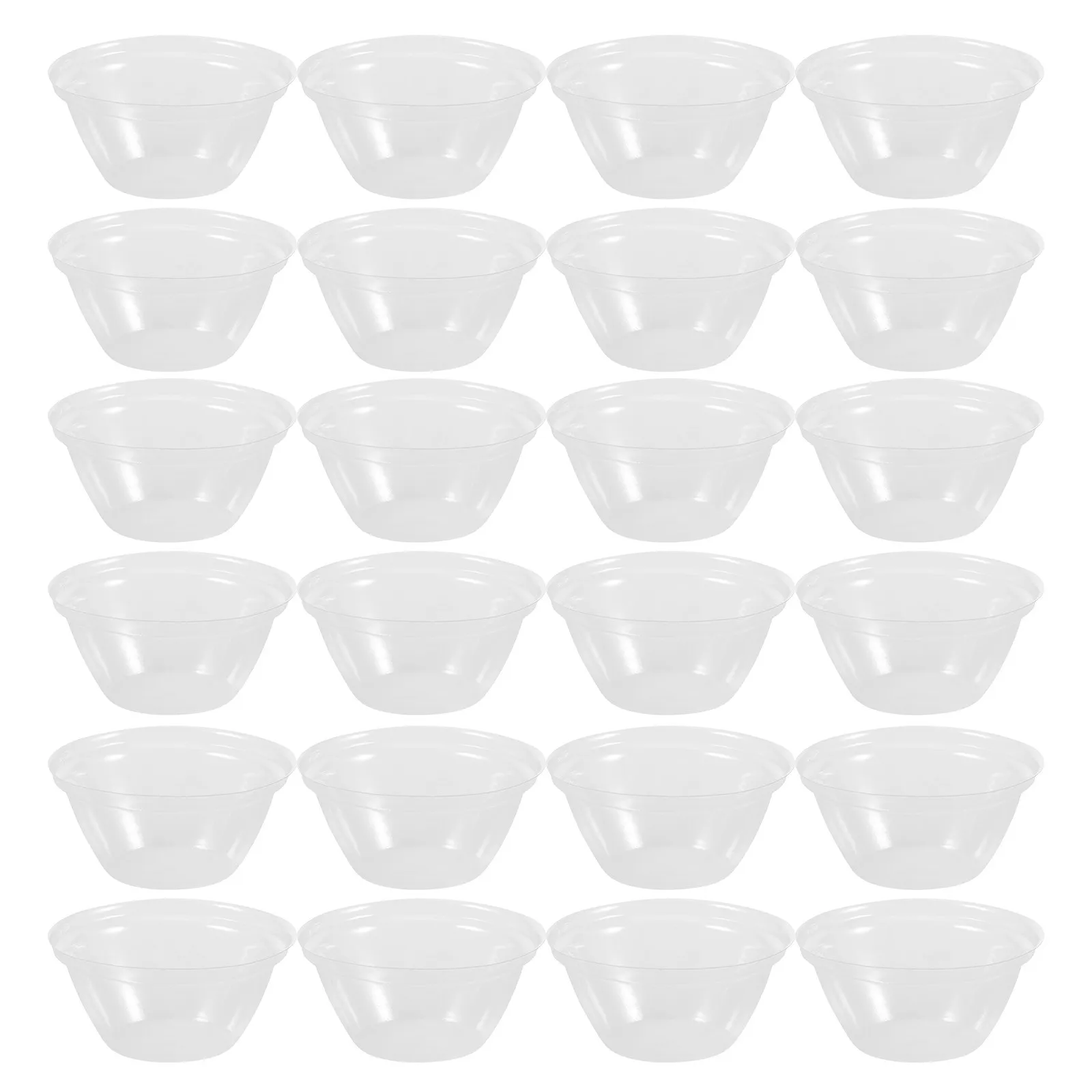 100Pcs Plant Growth Dome Transparent Pot Cover Humidity Cloche Garden Protective Shield Easy Installation Seedling Dome