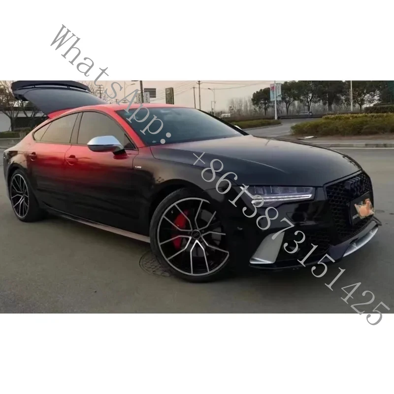 

Suitable Auto Body System A7 S7 to RS7 Style Front Bumper With Grill Grille PP Material 2016-2018 Car Parts