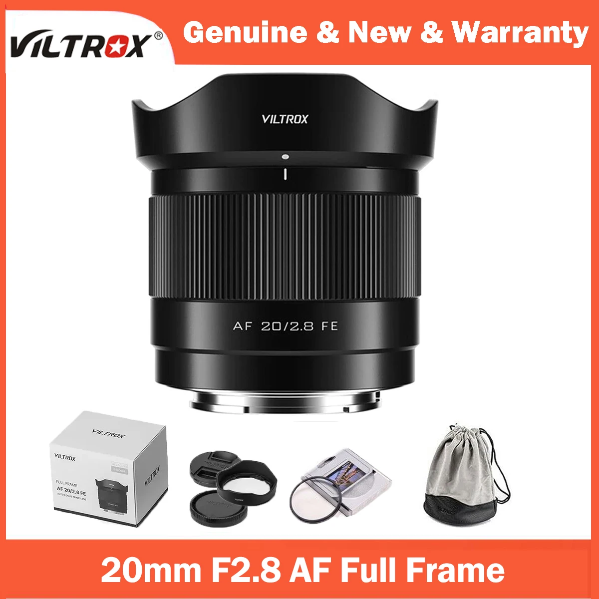 VILTROX 20mm F2.8 AF Vollformat-Ultraweitwinkelobjektiv für Sony e Mount zv-e100 a6600 a7iv Nikon Z Mount Z8 Z9 Z6 Z7 Z6 II Z7 II