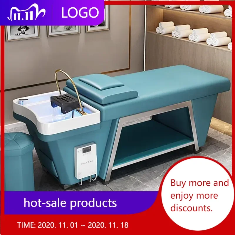 Thai Style Shampoo Bed Water Circulation Women Hairdressing Chair Hair Stylist Lit Lavage De Cheveux Barber Station Furniture