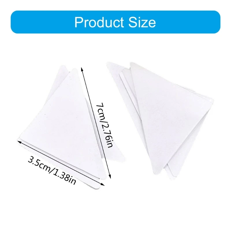 30PCS Collar Positioning Patches for Maintaining Shirt Collar Strong Adhesive Collar Shaping Sticker Collar Stand Pad