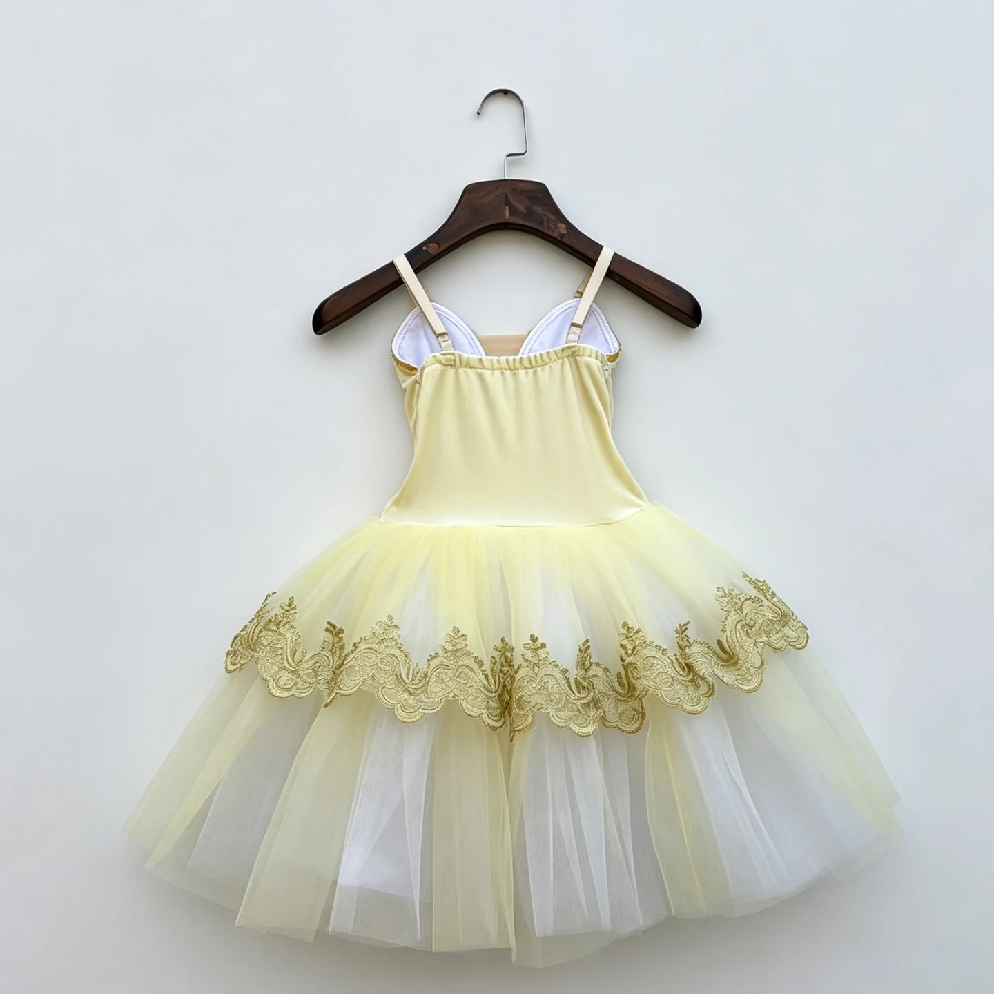 Yellow Professional Ballet Tutu Dress Women Ballerina Dress Girls Long Skirt Ballet Performance Dress