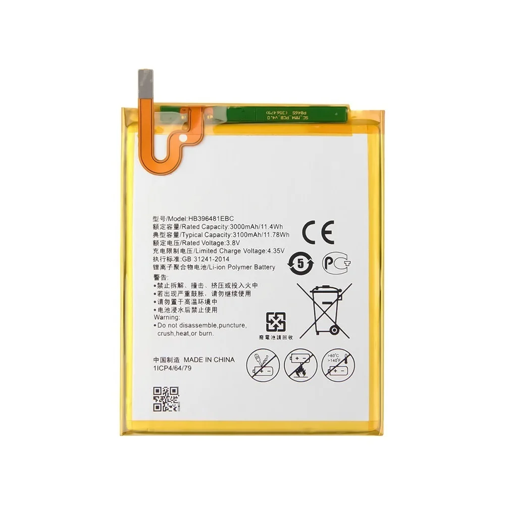 HB396481EBC New High Quality 3100mAh Battery For Huawei G7P G8 G8X Honor 5A 5X GR5 Holly 3 Y6 II L23 L21 CAM-UL00 AL00 CAM-L32