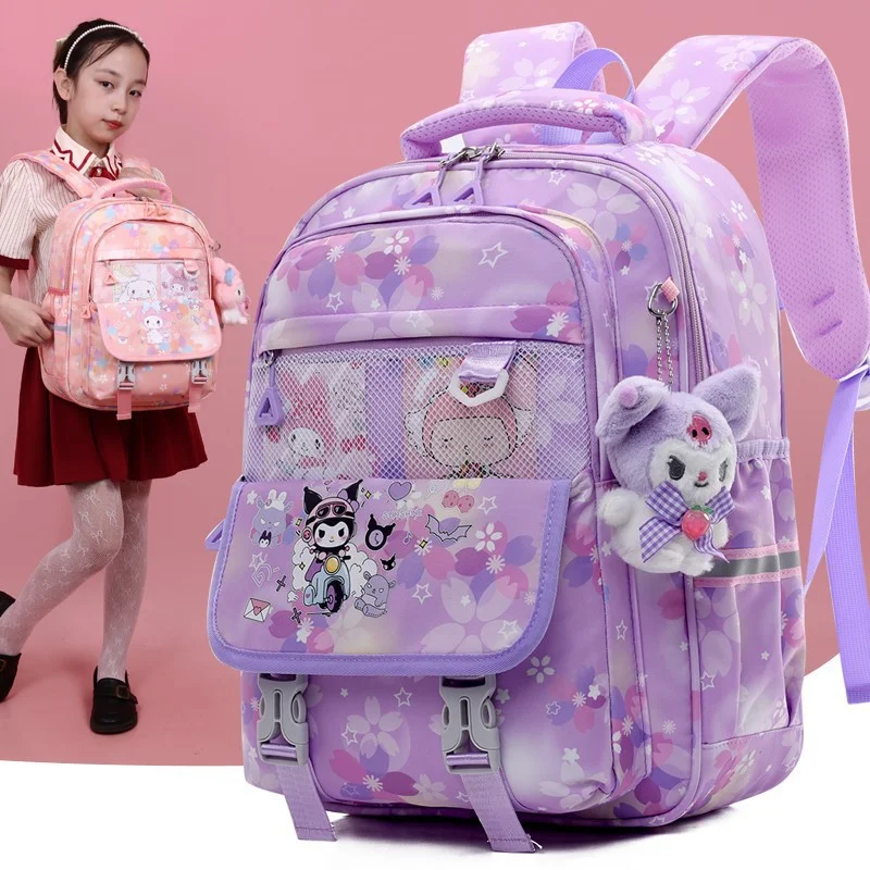 Sanrio Jade Cinnamon Dog Cartoon Cute Children's School Bag Reducing Burden Ridge Protection Lightweight Comfortable Backpack