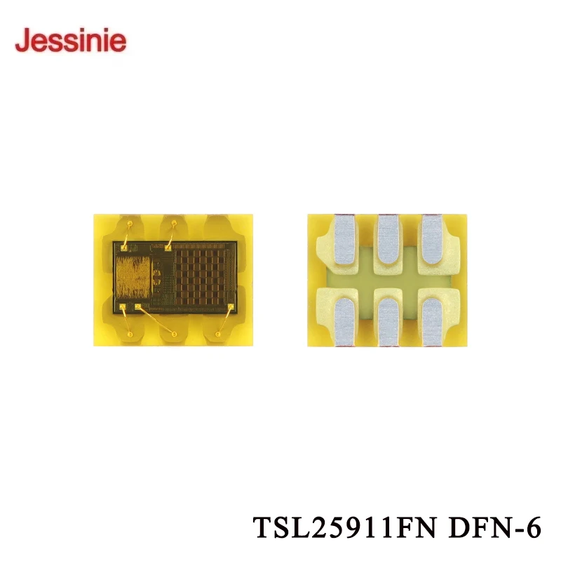 10Pcs/1pc TSL25911FN DFN-6 Ambient Light Sensor Optical-to-Digital Converter Light Intensity Converter Chip