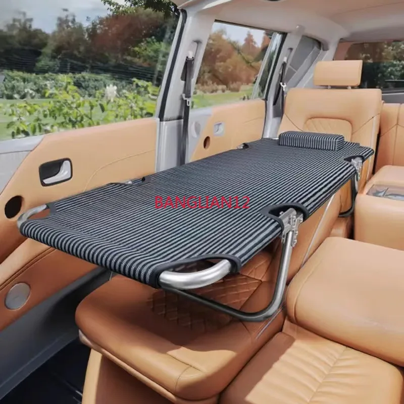 Unfolded size 165 * 56cm  car folding bed Co-pilot car sleeping folding bed