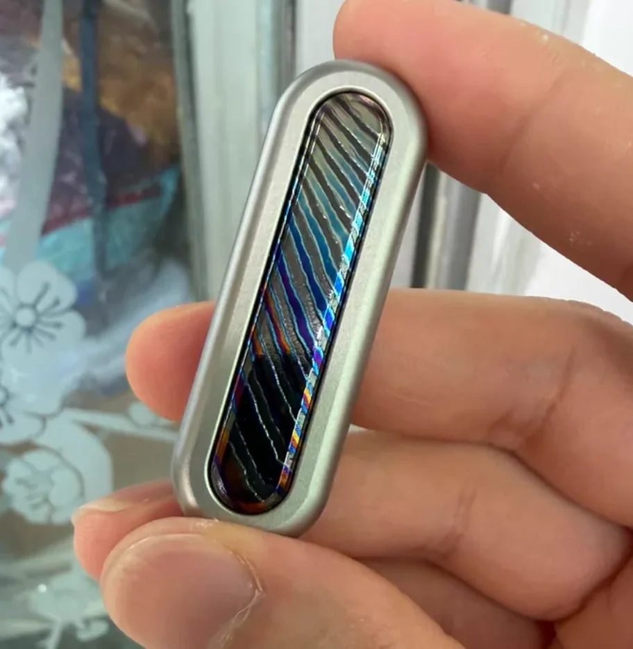 Used EDC ZZedc Bean Push Brand Three Color Diagonal Zircuti fidget slider decompression toy