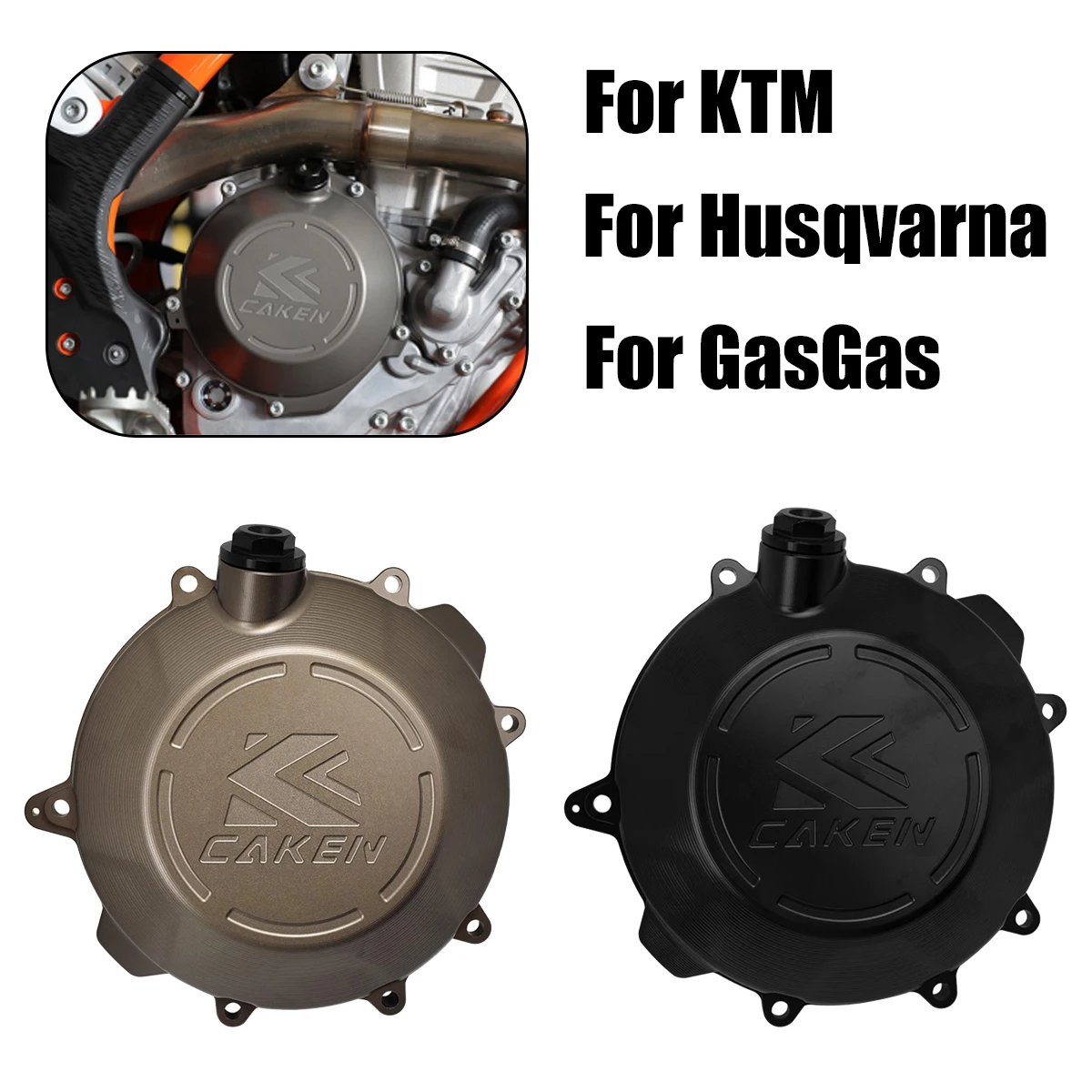 

Motorcycle Clutch Cover Guard Protector Case For KTM XC SX XCW EXC Six Days TPI Husqvarna TC TE TX 200 300 200i 300i 2017-2023