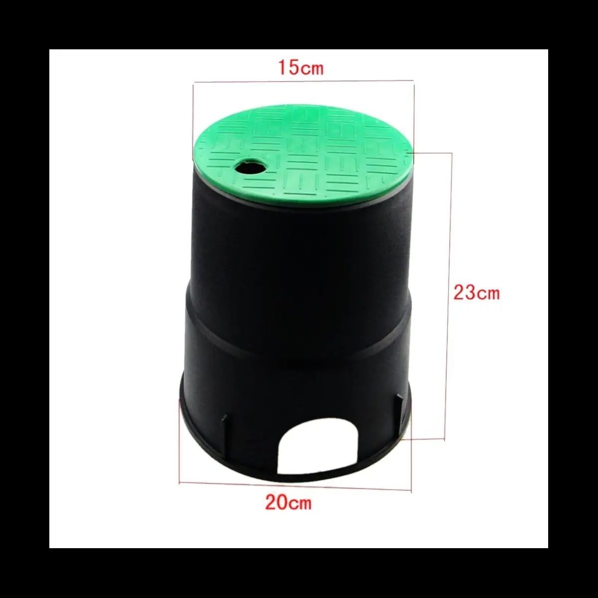 [CNIM] 2X 6in Garden Lawn Underground Valve Box Cap Sprinkler Watering Valve Cover Lid