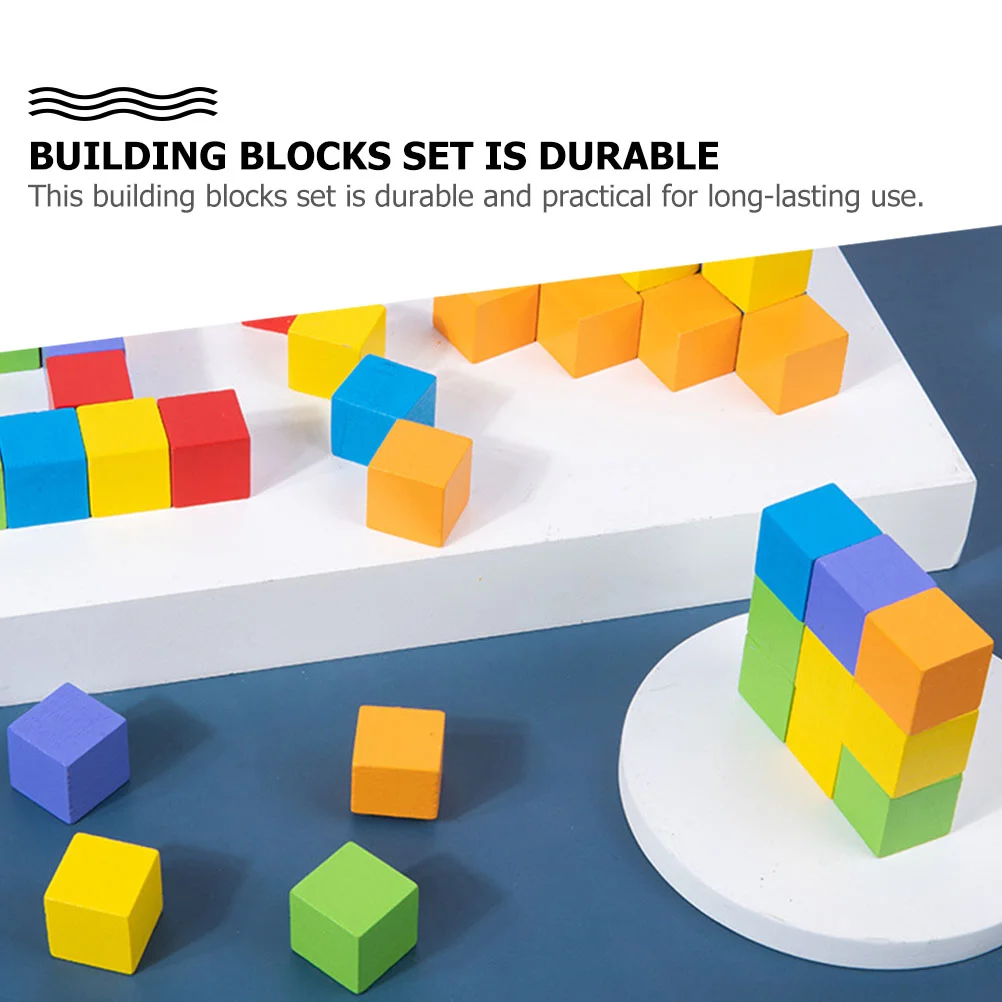 60-częściowe kolorowe klocki konstrukcyjne do układania w stos Zabawka edukacyjna Puzzle Geometria Praktyczny maluch
