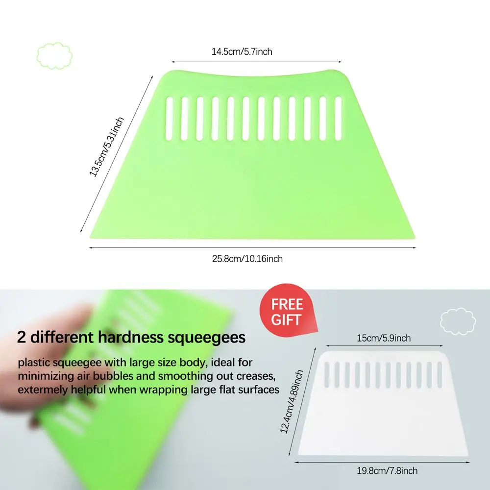 Home Improvement Handle Craft Sculpture Non-slip Knife Squeegee Wallpaper Tools Seam Roller Film Scraper Kit