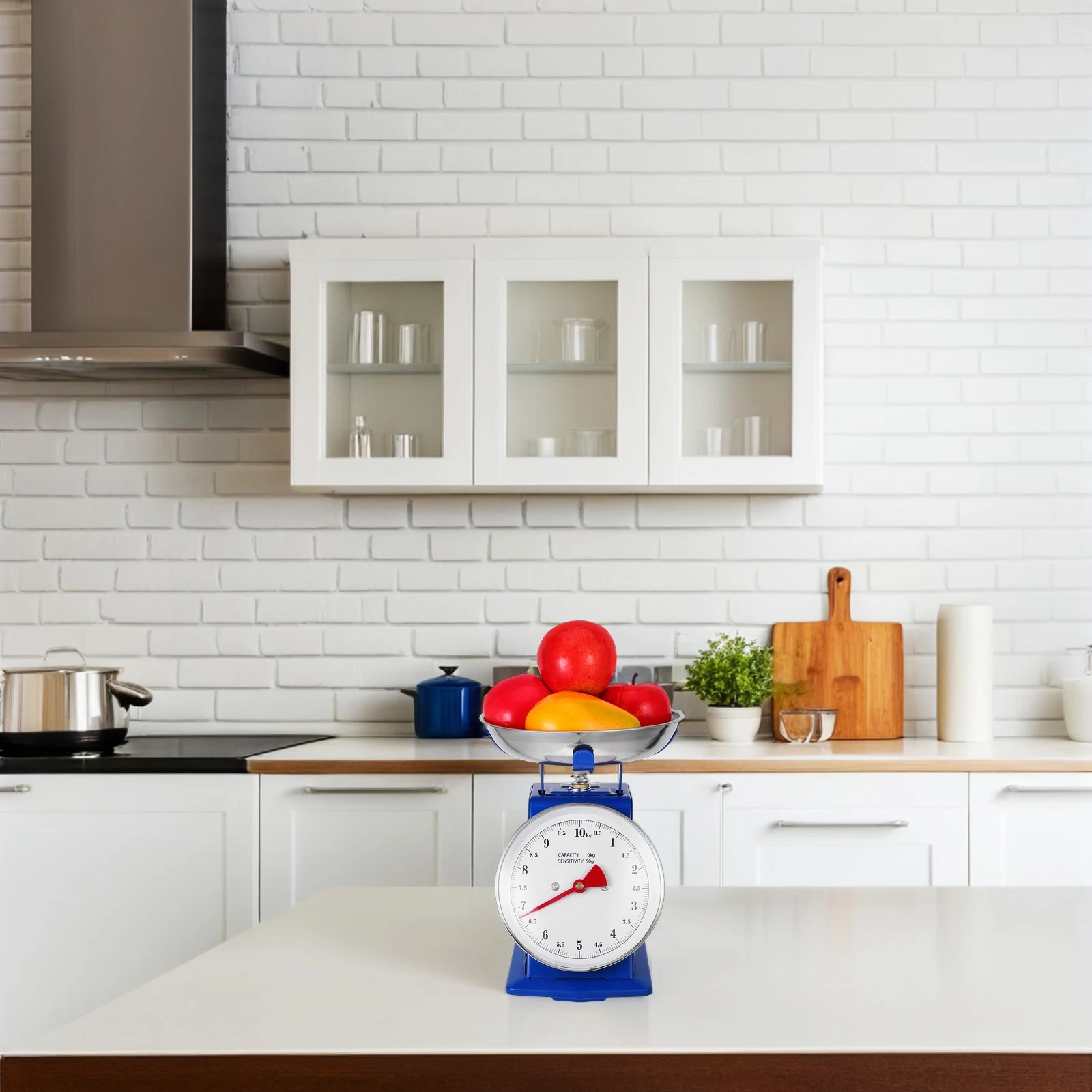 

10Kg Stainless Steel Kitchen Scale Analog Manual Weighing With Removable Bowl Precision Cooking Scale For Baking Food Measuring