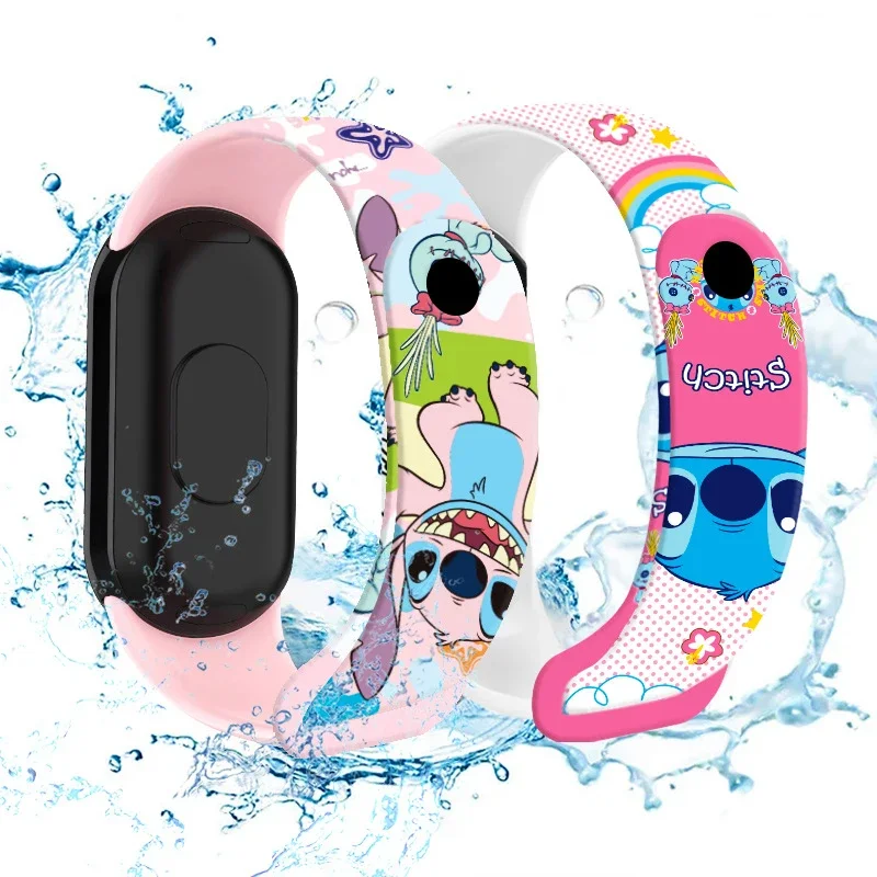 Miniso Disney Cartoon Stitch Children Watches Girls Fashion Bracelet LED Women Watch Kids Electronic Digital Waterproof Clock