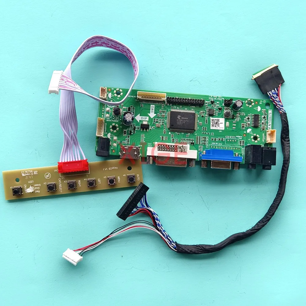 

Плата драйвера контроллера для LTN173KT02-801/D01/H01/L01 17,3 "HDMI-совместимый DVI VGA LVDS 40-контактный ноутбук матрица 1600x900 DIY Kit