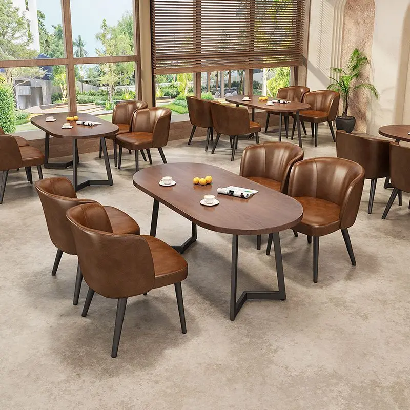 Cafe, Western Restaurant, Table And Chair Combination, Casual Milk Tea, Dessert Shop, Tea House, Music Restaurant, Clear Bar, Bi