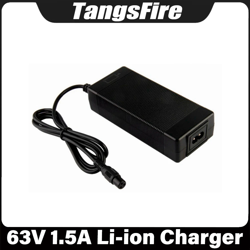 63V 1.5A Smart Li-ion Battery Charger For 15S Electric Bicycle Scooter Balancing Vehicle Lithium Battery Charger EU/US/AU/UK/KR