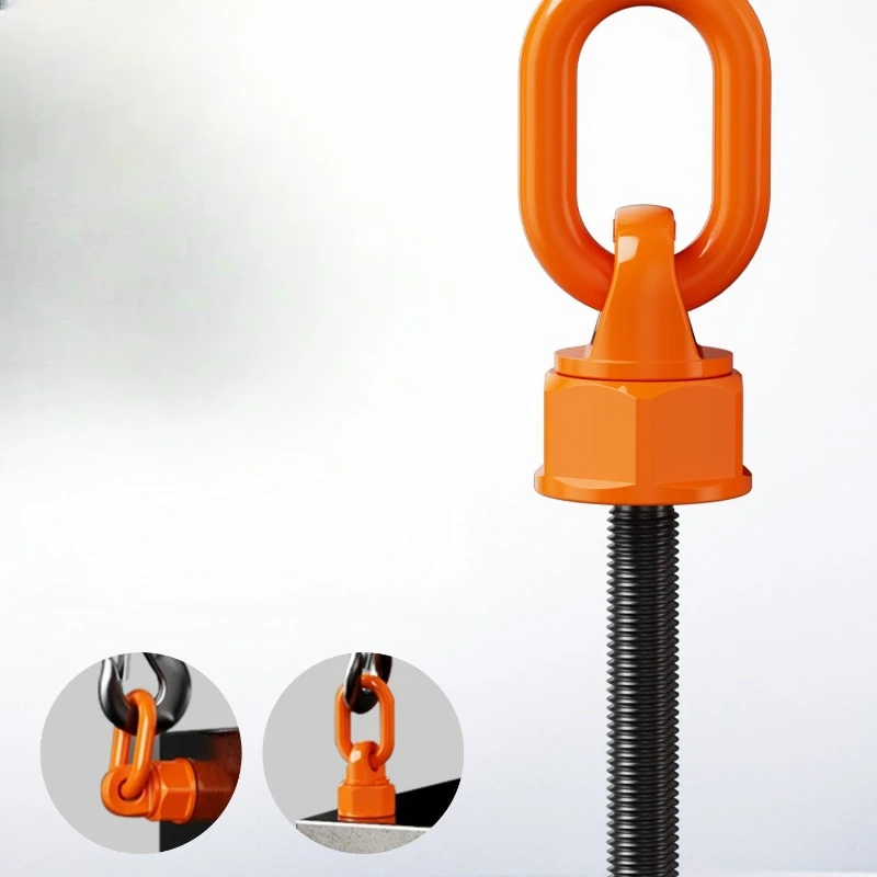 Rotary lifting ring lengthened universal rotating lifting ring lifting ring