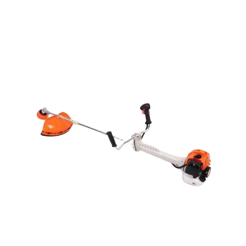 High Power Side-Mounted Brush Cutter 2-Stroke Handheld Weed Trimmer Portable Lawn Mower for Farm & Garden