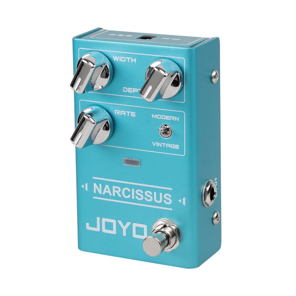 Полуаналоговая педаль эффектов JOYO R-22 Chorus для гитары NARCISSUS, многоцветные педали с ВИНТАЖНЫМ И СОВРЕМЕННЫМ тумблерным тоном Полуаналоговая педаль эффектов JOYO R-22 Chorus для гитары NARCISSUS, многоцветные педали с ВИНТАЖНЫМ И СОВРЕМЕННЫМ тумблерным тоном