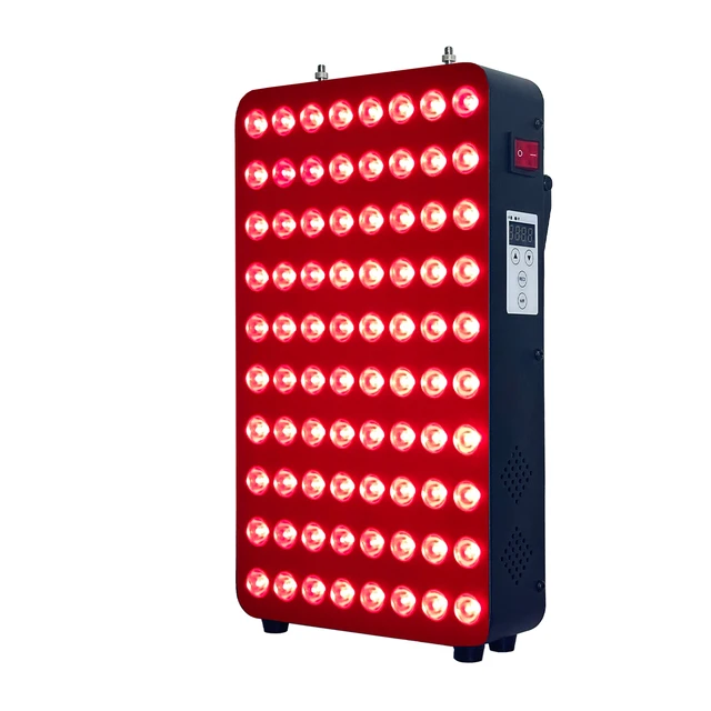 Urządzenie do terapii światłem bliskiego podczerwieni i czerwonym światłem 660&850nm do użytku domowego, lampa LED o dużej mocy do terapii światłem na tematykę anty-aging, łagodzenie bólu mięśni.