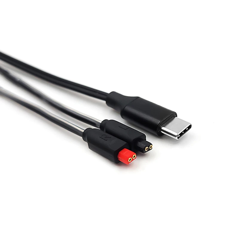 Para áudio técnica ATH-IM01 02 03 04 im50 70 fones de ouvido hifi substituíveis typec para im cabo de cobre de cristal único de alta pureza