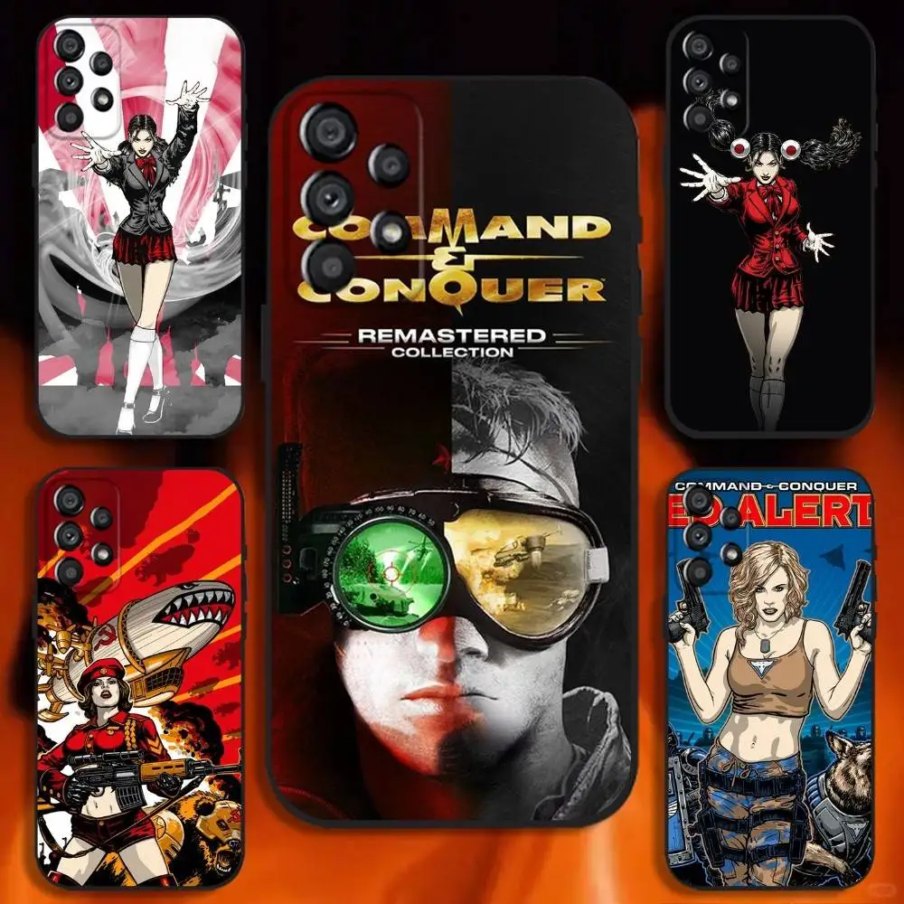 

Game command and conquer red alert Phone Case For Samsung Galaxy A20,A21s,A22,A31,A32,A52,A53,A72,73,A80 Soft Black Cover