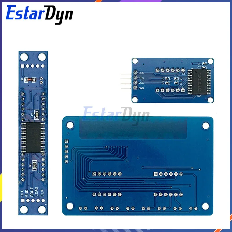 Estardyn TM1637 4 Bits/TM1638/MAX7219 8 bit Digital LED Display 7 Segment 0.36Inch Clock RED Anode Tube Four Serial Driver