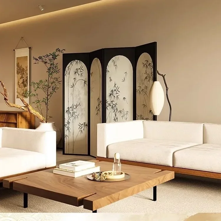Partizione schermo personalizzabile in stile cinese, parete divisoria ingresso soggiorno