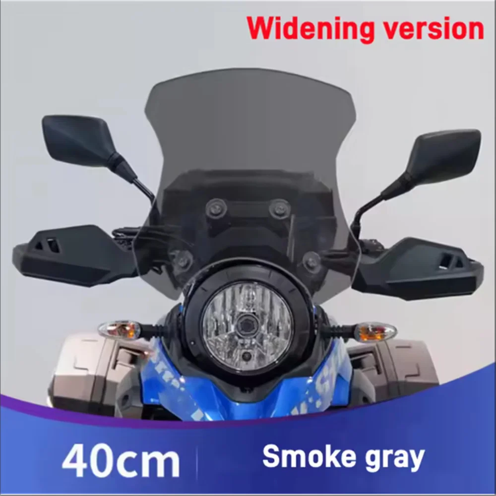 

For Haojue DL250 DL 250 Windshield Modification Widening and Raising Front Windshield Chest Guard Accessories