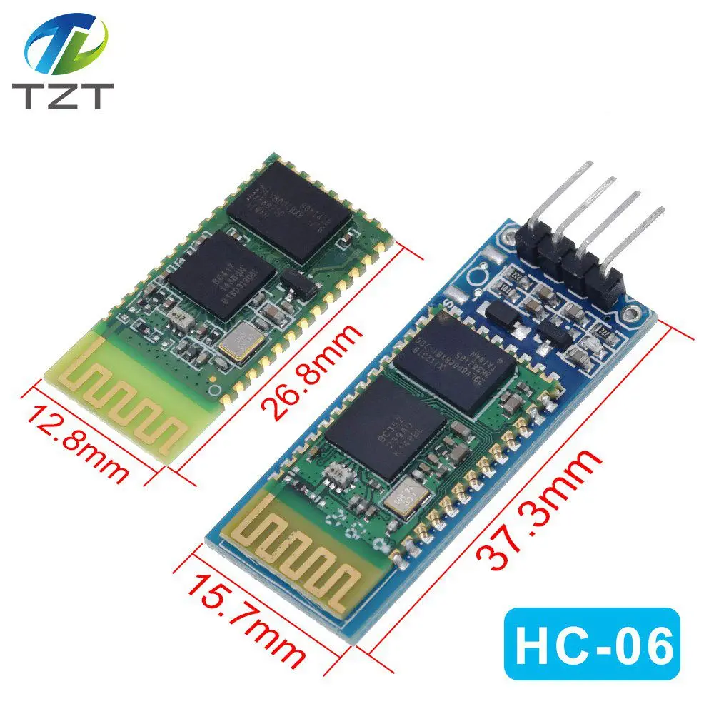 HC06 HC-06 Wireless Serial 4 Pin Bluetooth RF Transceiver Module RS232 TTL for Arduino bluetooth module