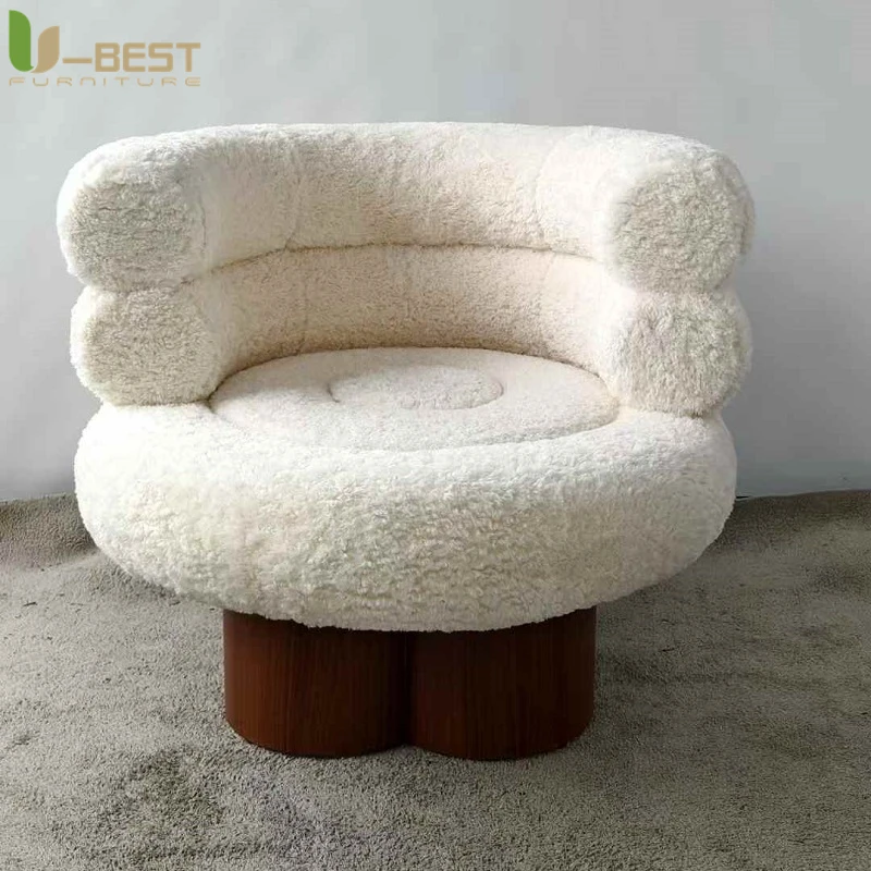 

U-best Leisure & Office Lounge Chair Lobby Chair Modern Fabric Designer Leisure Chair for Villa, Hotel & Apartment