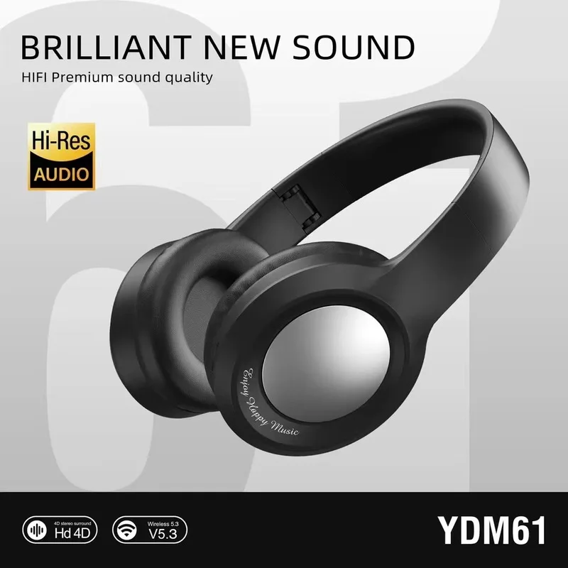 Ydm61 Bluetooth Headset Long Standby Noise Reduction Headset Online Class Learning Children'S Music And Sports Bilateral Stereo