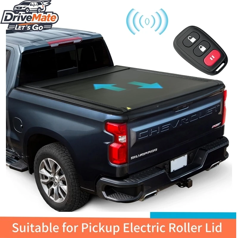 

Roller Lid For Retractable Electric Folding Aluminum Alloy Tonneau Cover Silverado for Chevrolet Holden Colorado Pickup Truck GM