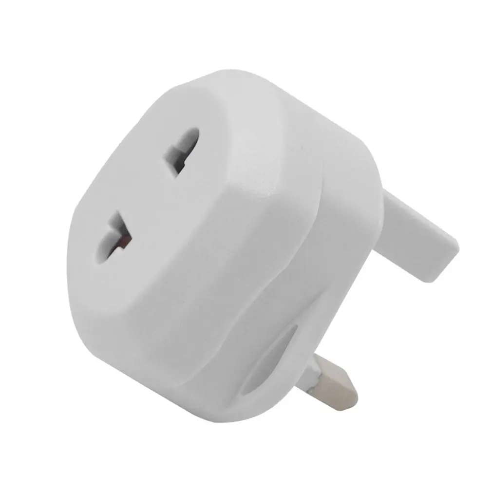 2024 Nieuwe Adapter Sluit Ons Aan Eu Naar Uk 2 Pin Naar 3 Pin 1a Zekering Voor Scheerapparaat Conversie Pluggen Praktische Multifunctionele Oplaadadapters