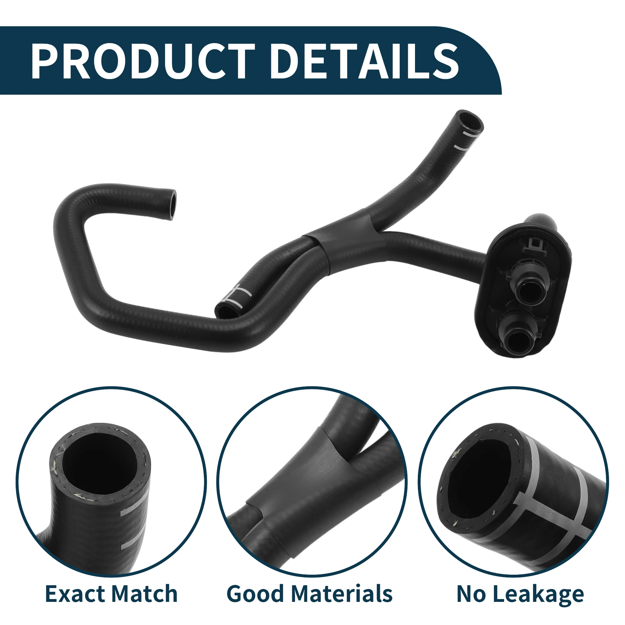 

UXCELL Шланг радиатора Шланг обогревателя Выпускной шланг радиатора для Porsche Macan 2014-2018 No 95B819337 Резиновая водопроводная труба для обогрева