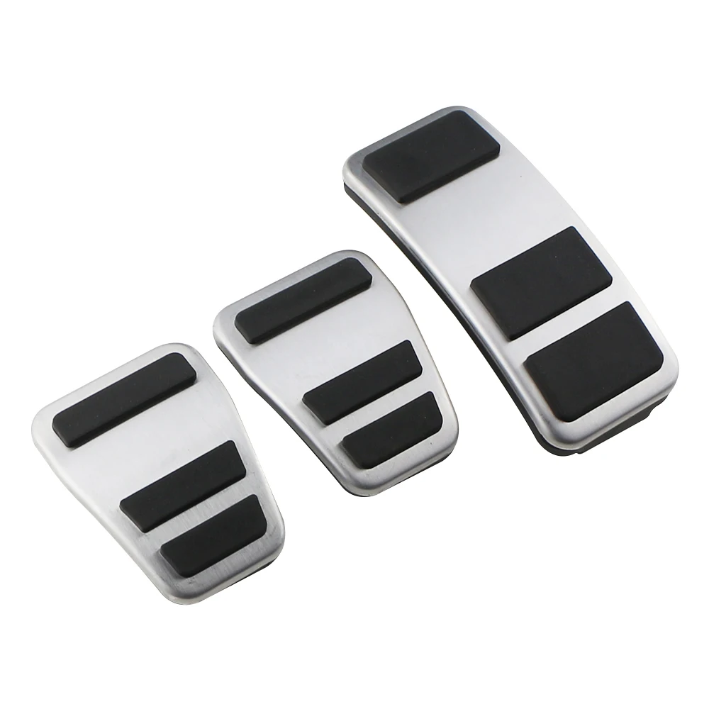 Rvs Auto Pedalen Covers, Fit voor Ford Focus 2 3 4 MK2 MK3 MK4 Kuga