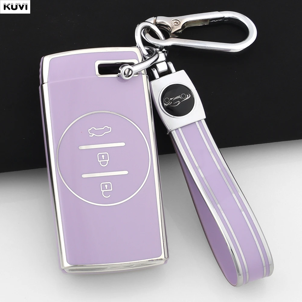For Chery Tiggo 7 Pro 8 Pro Exeed Tiggo 2 3x Arrizo 5 Pro Gx 5x EQ7 Tiggo 4 New TPU Car Key Case Cover Shell Fob Accessories