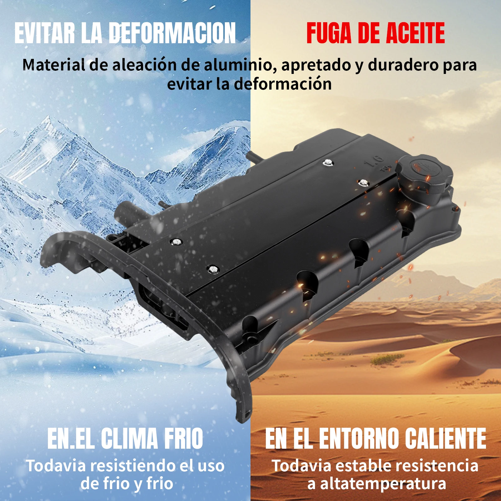 

Aluminum OEM 25192208 Engine Valve Cover Camshaft Rocker Cover Suit For GM Chevrolet Lacetti Aveo KALOS