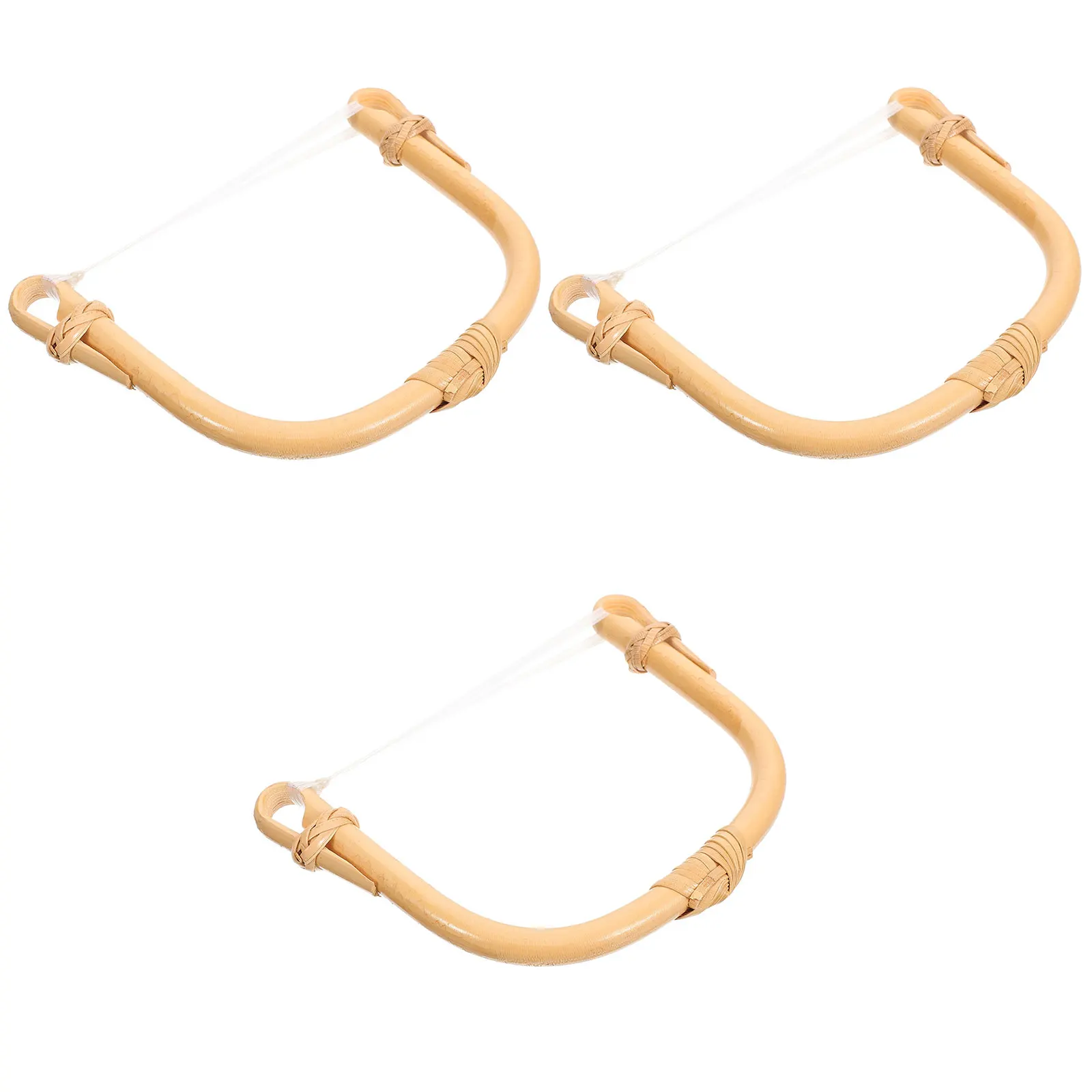 

3Pcs Rustic Rattan Teapot Handle Replacement for 11-13cm Ceramic Pot Kettle Kung Fu Tea Accessories Kettle Replacement Parts