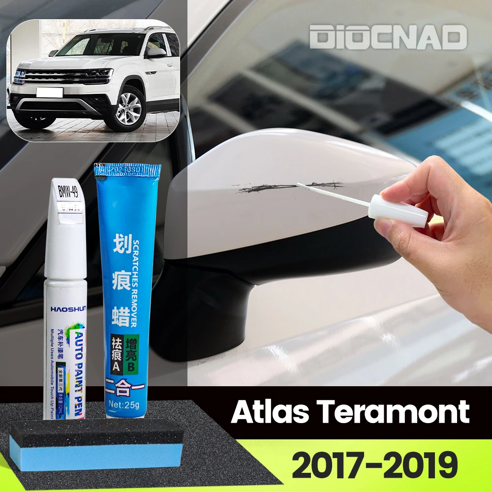 

Для VW Volkswagen Atlas Teramont CA MK1 2017-2019 2018 автомобильная ручка для краски, уход за краской, ремонт царапин, восковая краска, средство для удаления царапин