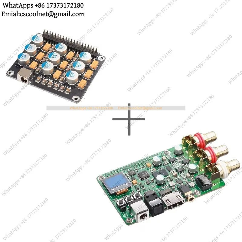 k06 ES9038Q2M DAC Audio Decoder Board HIFI Coaxial Fiber I2S DOP Analog 768K 32Bit DSD512 Filter For Raspberry Pi