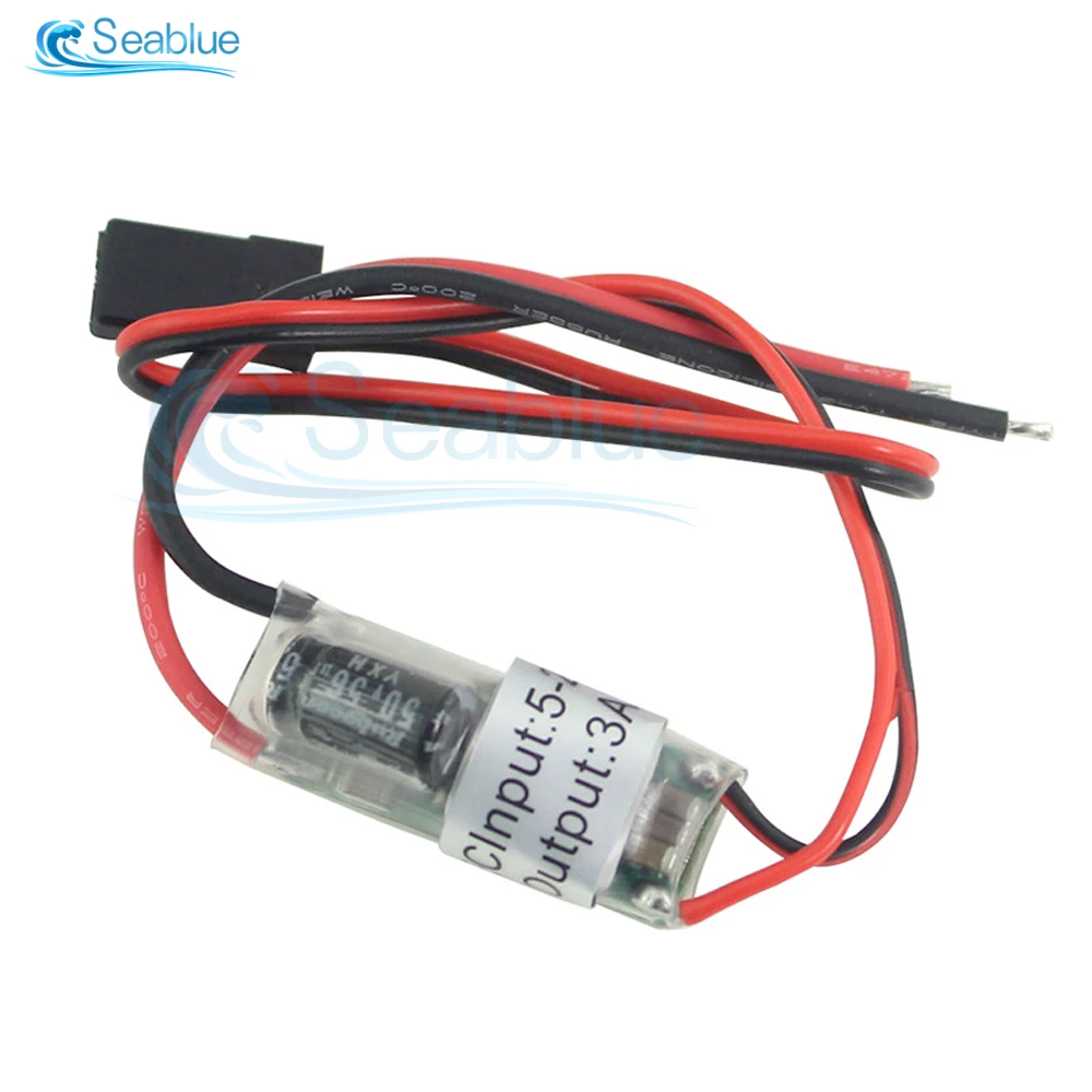 1/2Pcs FPV RC UBEC BEC 5V 3A 5A 7A 15A 5V/3A/5A/7A/15A Lowest RF Noise BEC Full Shielding Antijamming Switching Regulator 2-17S