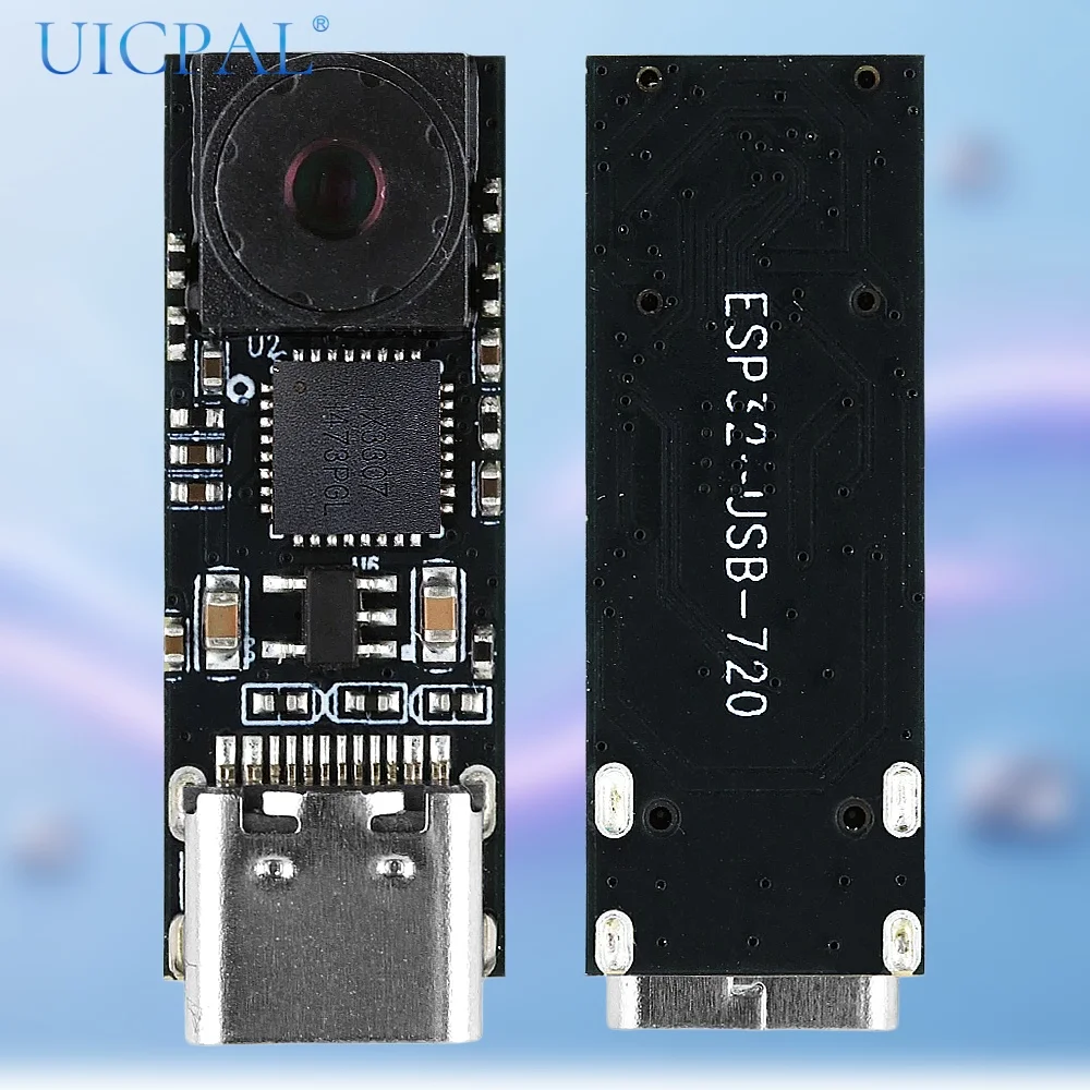 MINI USB Type-C Camera Module for ESP32 Series Win 10 11 Android 720P 65 Degrees for ESP32-S3 Development Board 1280*720 1MP