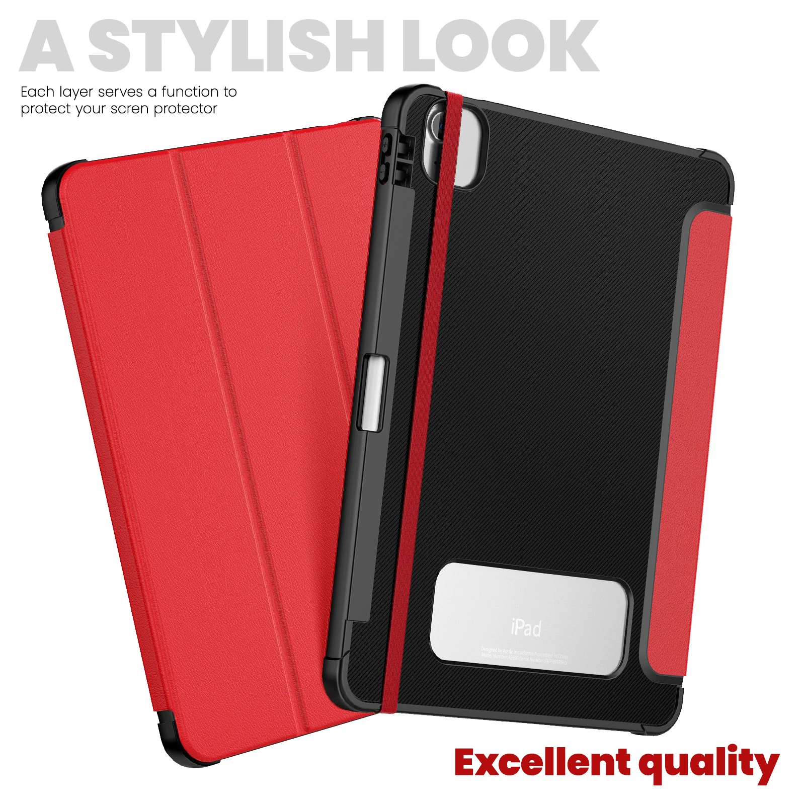 Magnet Smart Case for iPad Air 13 Pro 11 2024 Air 4 5 10.9 10.2 7th 8th 9th Gen 10th 2022 A2926 A3007 Pro 12.9 Shockproof cover