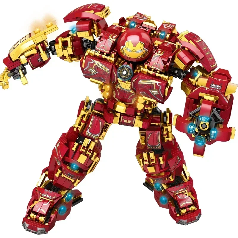 Marvel Superheroes Building Sets Iron Man Action Figures MOC Bricks Toys Iron Mecha Christmas Gifts for Kids Boys Children