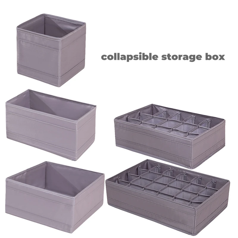 Underwear Organizers Of Cabinets And Drawers Wardrobe Clothes Home Bra Organizer For Underwear Socks Pants Foldable Storage Box