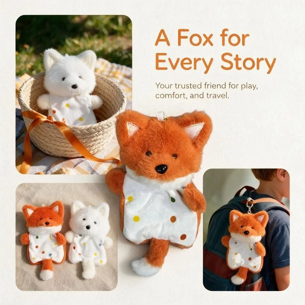 Soft Doll Plush Toy Cute Soothing Stuffed Animal Plushie Small Animal Shaped Creativity Anti-Stress Plush Doll Student